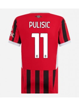 AC Milan Christian Pulisic #11 Zenski Domaci Dres 2024-25 Kratak Rukavima